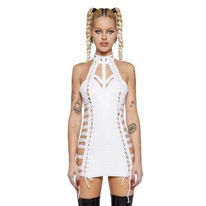 NWT Super Sexy DOLLS KILL, CLUB EXX Rude Awakening Mini Dress
